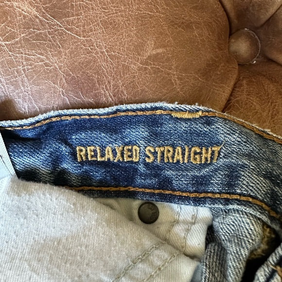 Men’s American Eagle Relaxed Straight Jeans - Picture 3 of 5